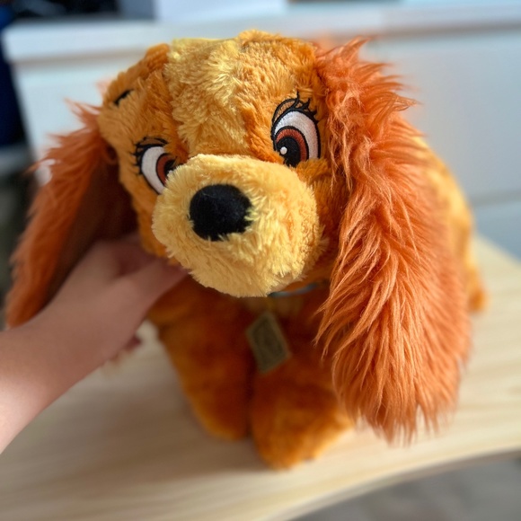 Disney Parks Dream Friends Lady and the Tramp Dog 20" Pillow Pet Plush 2013 - Picture 1 of 6